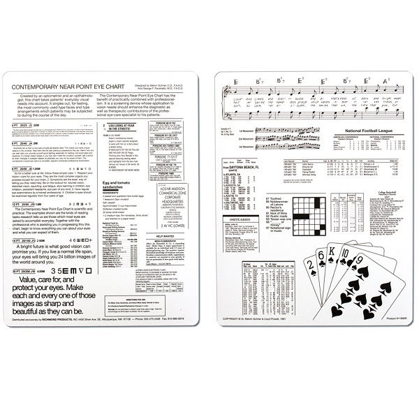 Most Common Eye Chart