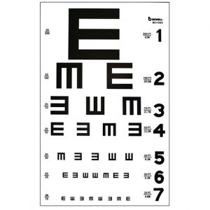 Reverse 10ft Eye Chart – Ophthalmic Singapore