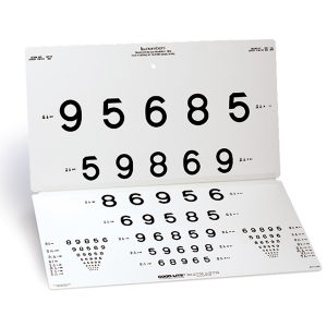 Lea Numbers 15-Line Distance Chart