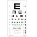 Tumbling E 20 ft Distance Chart