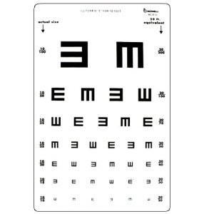 Reverse 10ft Eye Chart – Ophthalmic Singapore